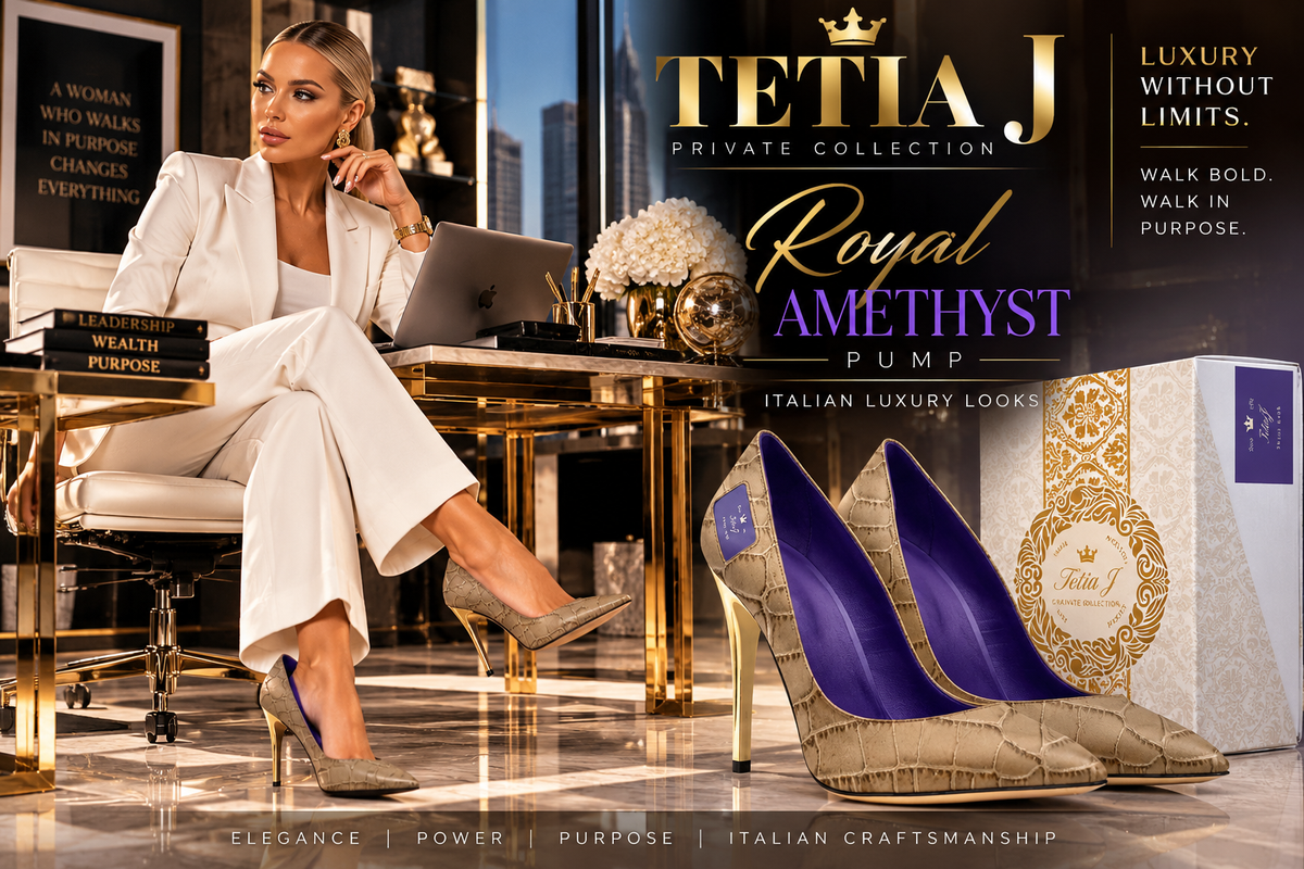 Royal Amethyst Luxe Pump