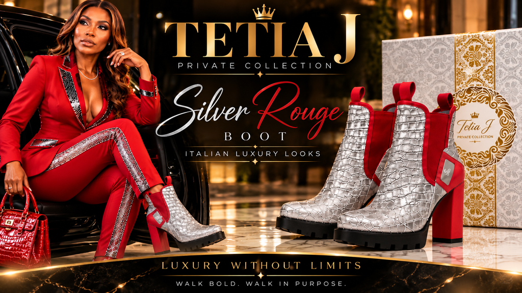 Silver Rouge Luxury Ankle Boot