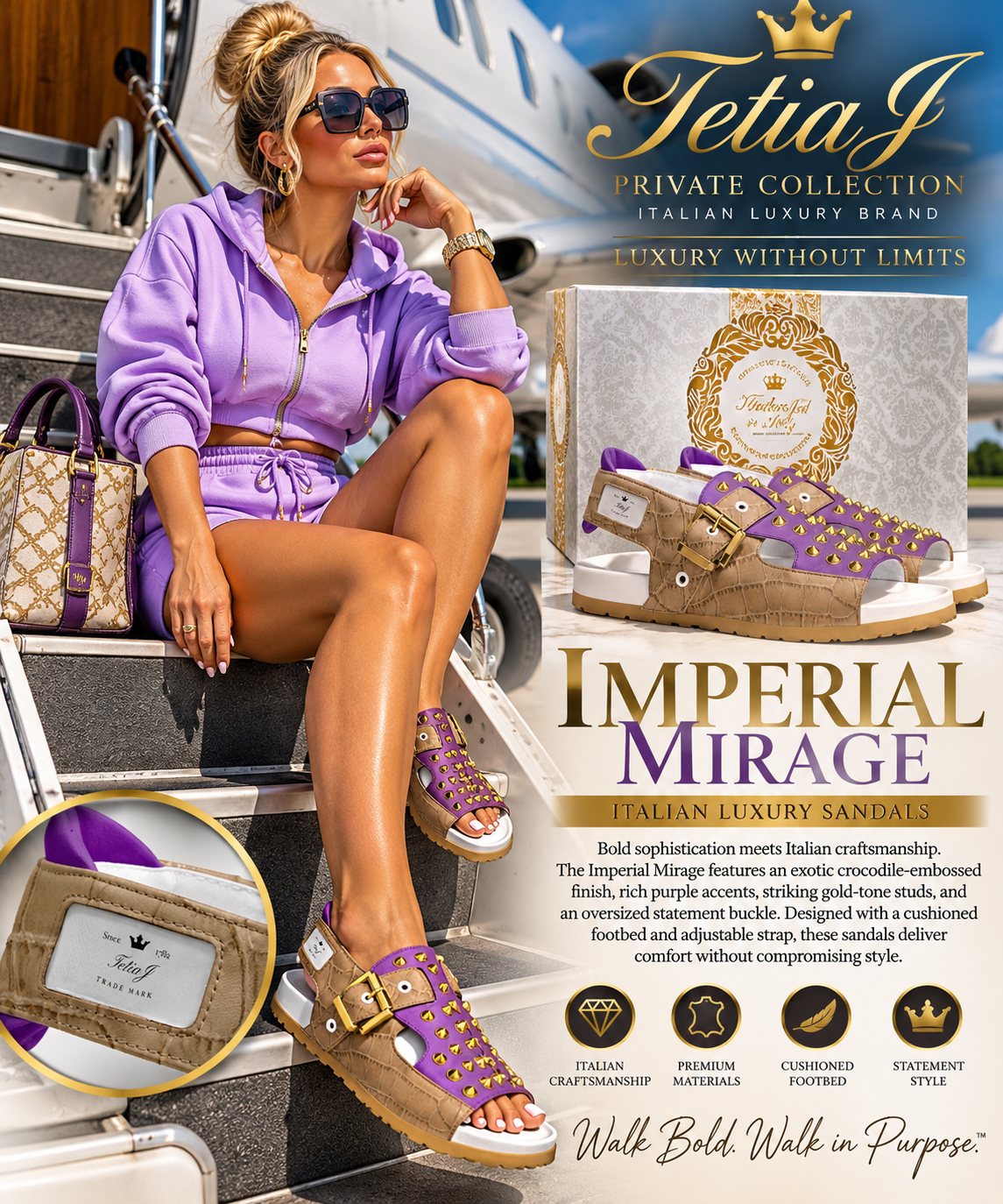 Imperial Mirage Luxury Women's Sandal