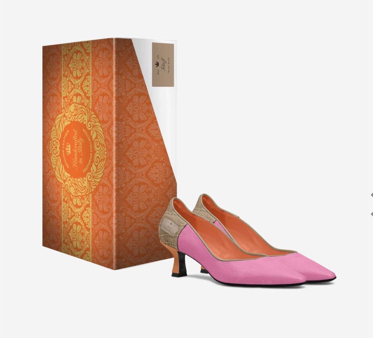 Capri Blush Luxury Low Heel Pump