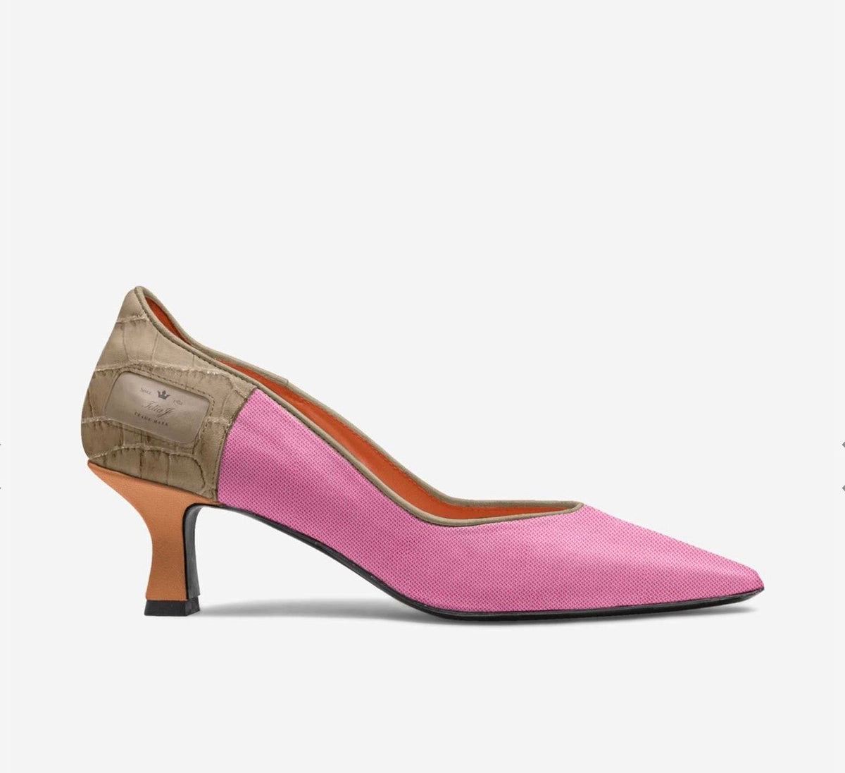 Capri Blush Luxury Low Heel Pump