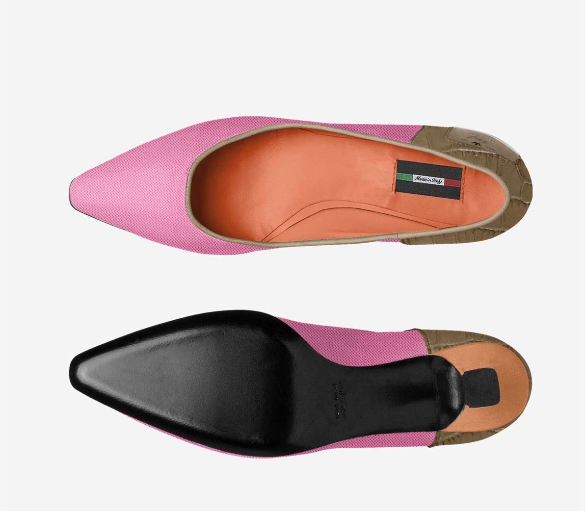 Capri Blush Luxury Low Heel Pump