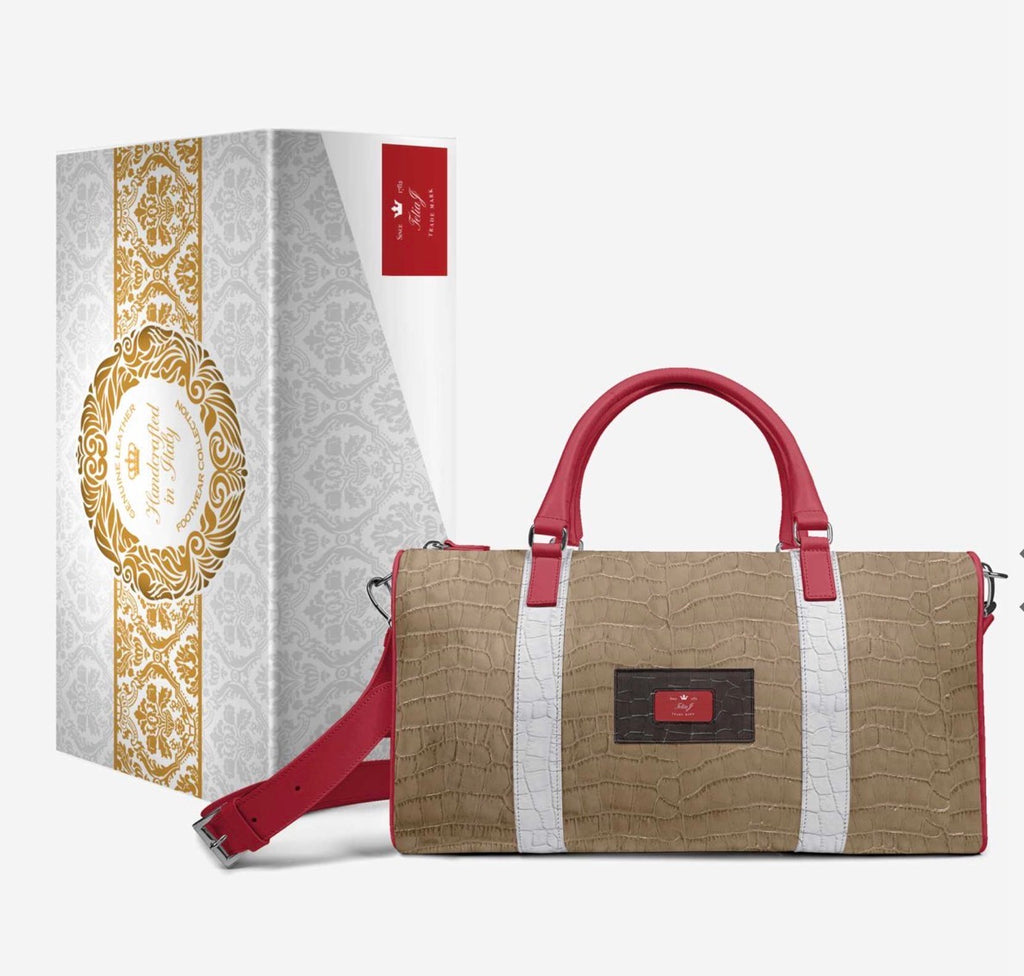 Crimson Royale Luxe Duffle Bag
