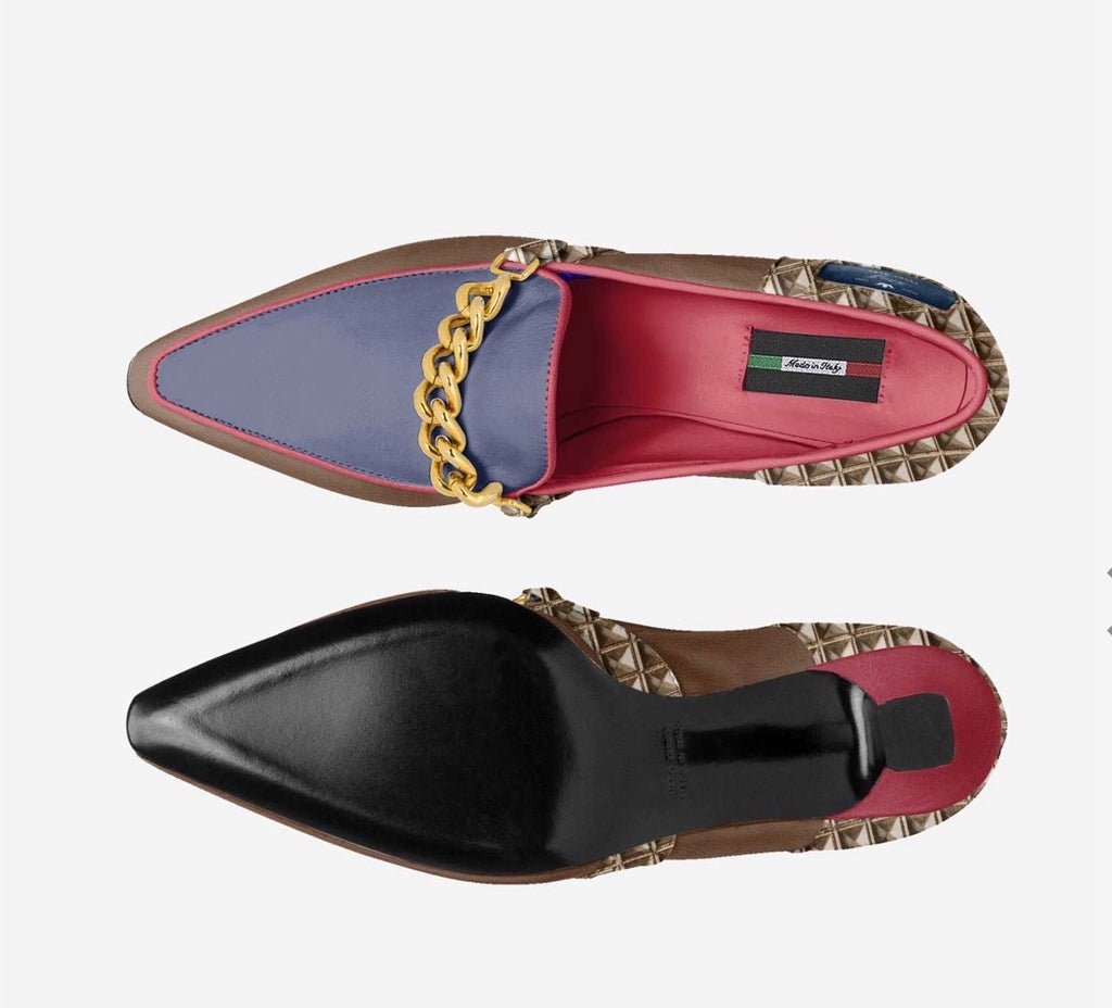 Milan Rose' Luxe Low Heel Pump