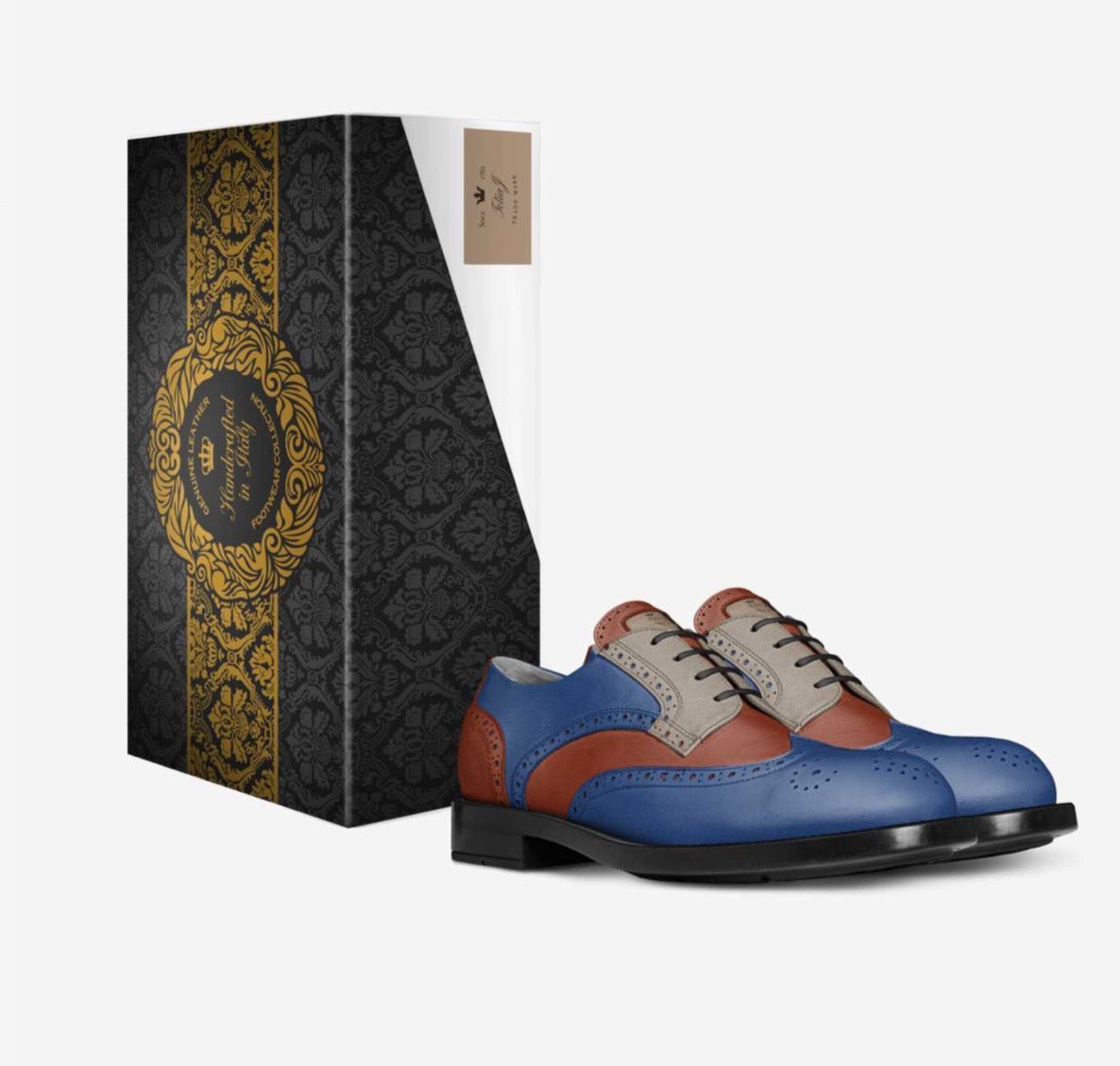 Blue Imperial Men's Shoe - Italian  Luxury