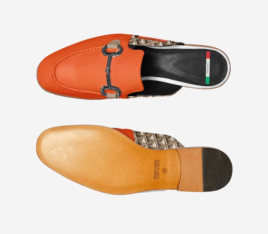 Sorento Orange Mule Unisex