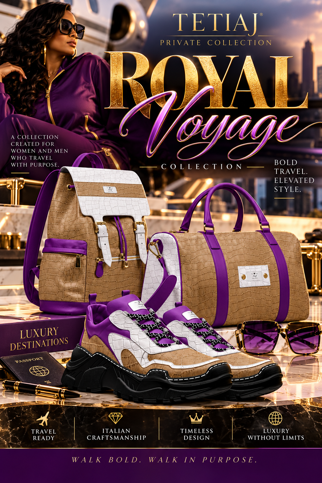 Royal Voyage Luxe Sneaker