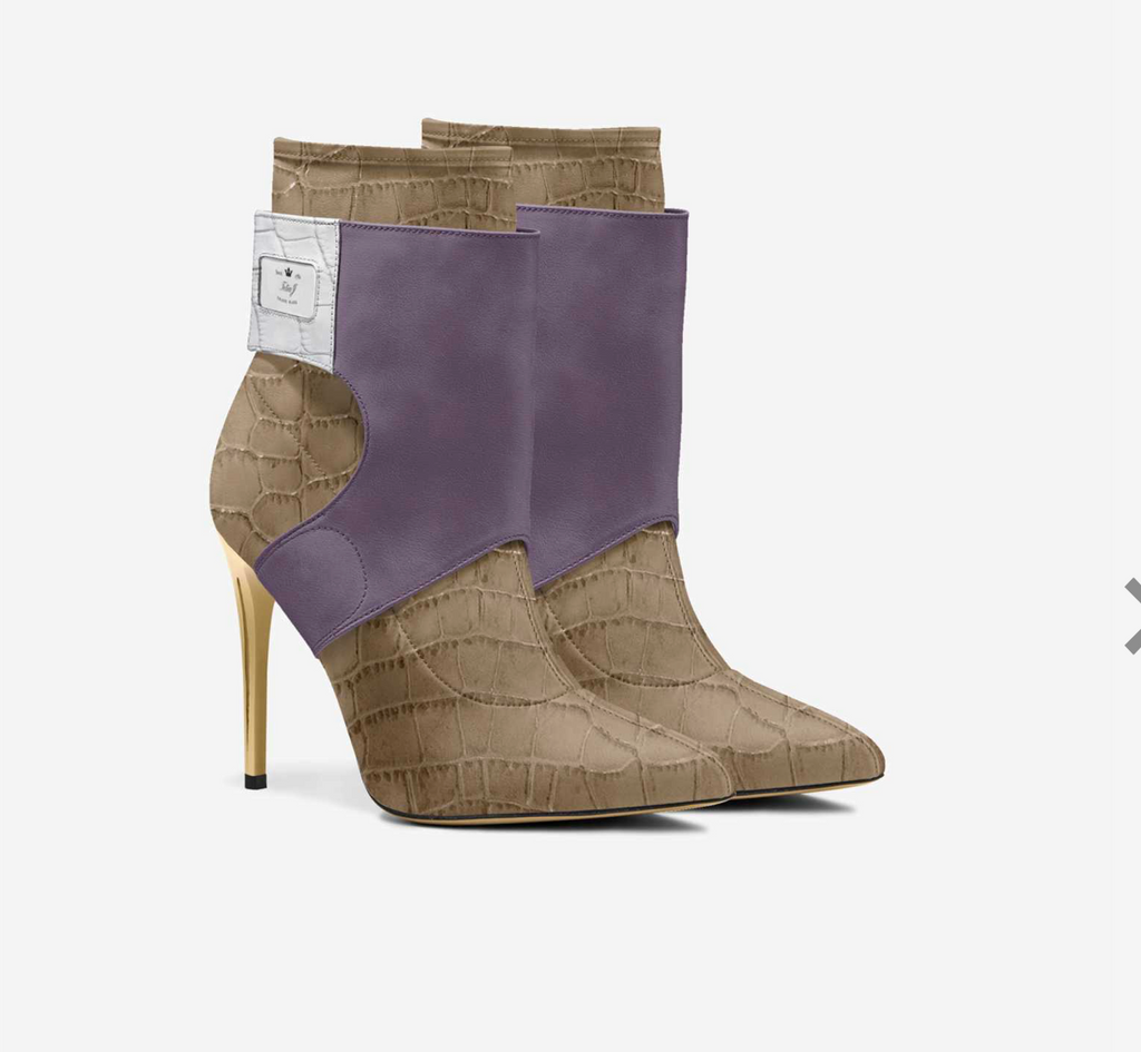 Lavender Elite Luxury Ankle Boot