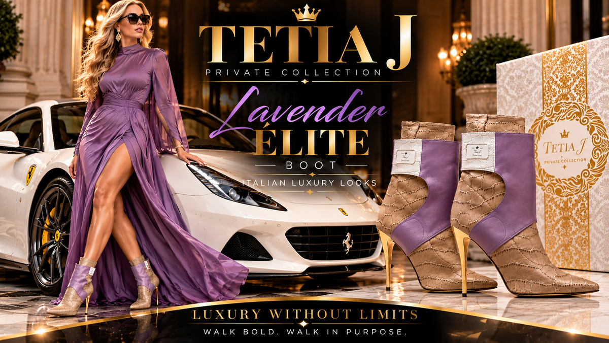 Lavender Elite Luxury Ankle Boot
