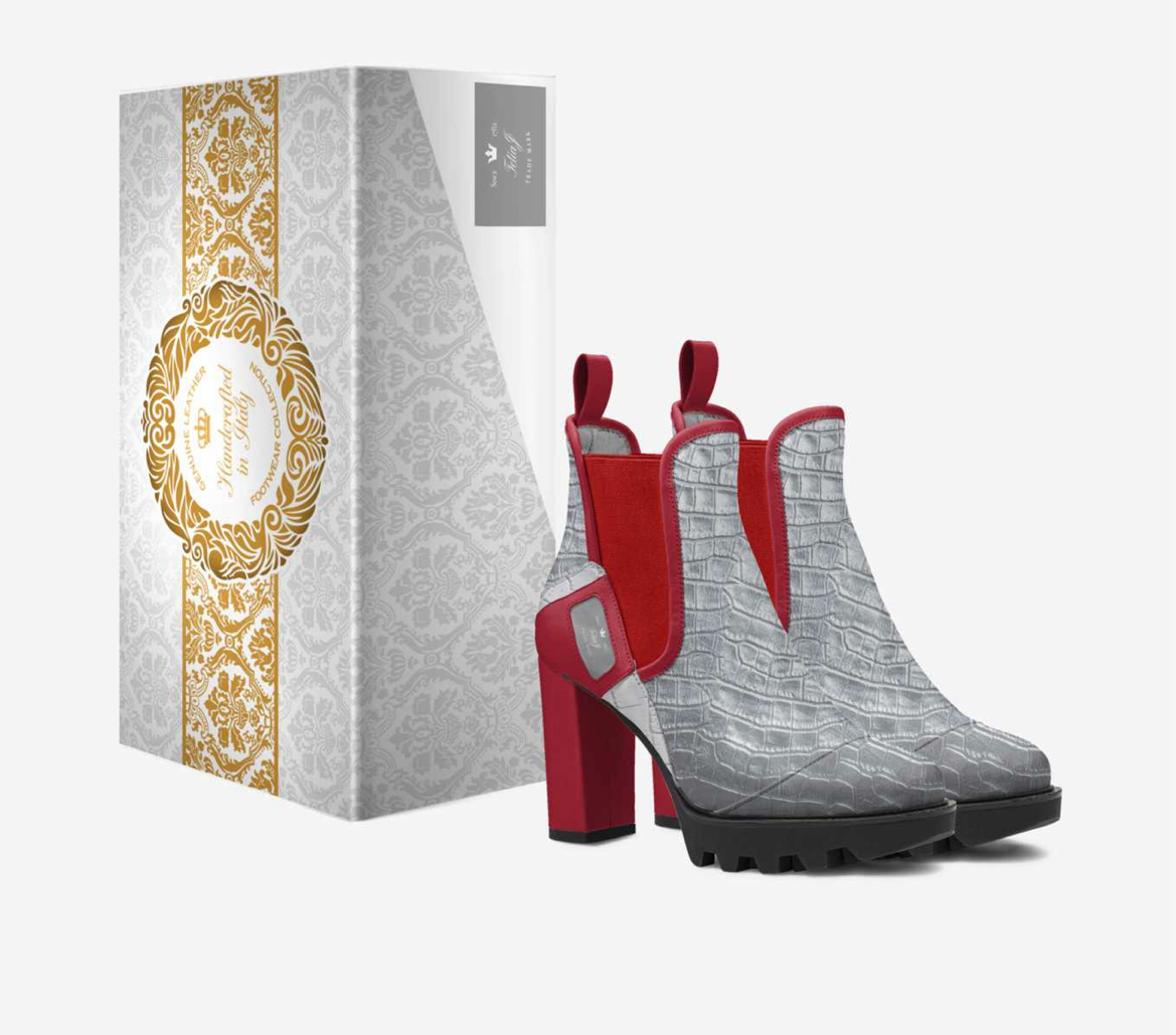 Silver Rouge Luxury Ankle Boot